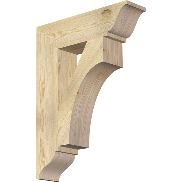 Ekena Millwork Westlake Traditional Rough Sawn Bracket, Douglas Fir, 6"W x 24"D x 32"H BKT06X24X32WTL01RDF - main